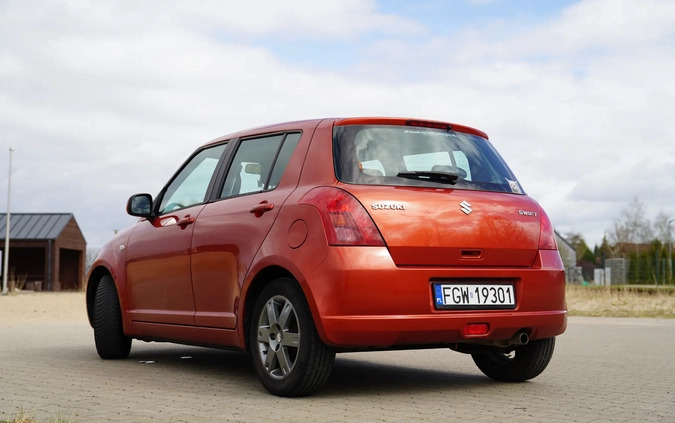 Suzuki Swift cena 14800 przebieg: 131000, rok produkcji 2007 z Jędrzejów małe 172